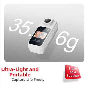 S83 sporta kamera uz pirksta, 1080P HD, pārnēsājama velosipēdu kamera, 1.47 colu LCD, TF atmiņas karte, ABS korpuss, 350mAh akumulators