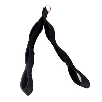 Mâner de antrenament cu funie, tracțiune în sus în trei etape pentru biceps/triceps, funie din latex, accesoriu universal de fitness