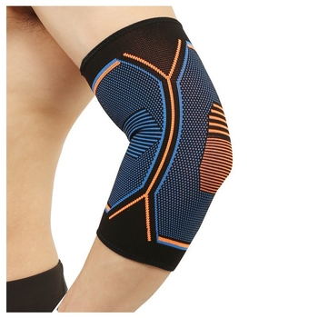 Protecție pentru coate - tricotat din nailon, respirabil, absorbant de transpirație, elastice în patru direcții; pentru baschet, badminton și volei