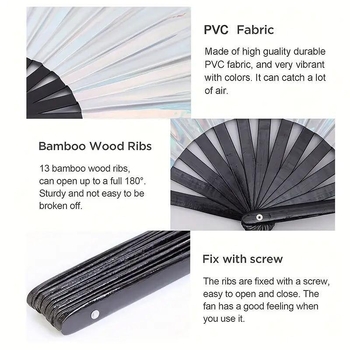 Ventilátor z bambusu, polos manuálne polos mechanické spracovanie, dvanásť rebier, visací tvar