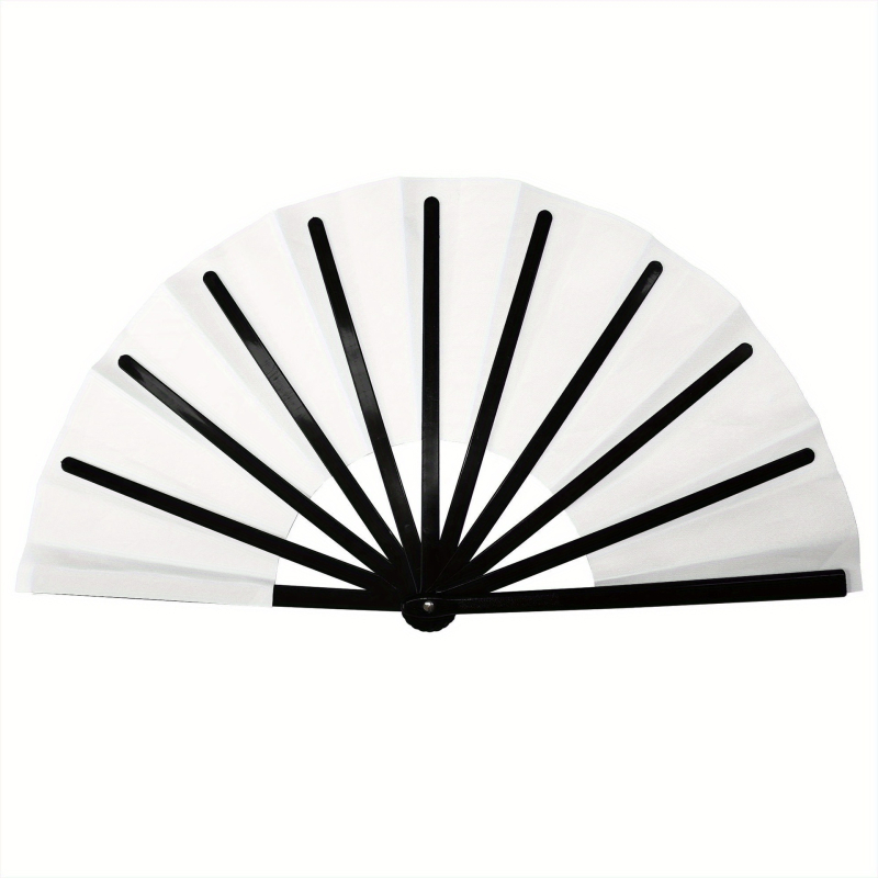 Πτυσσόμενος φανός με σχέδιο πλήκτρων πιάνου, Denim Girl Kung Fu Fan, Υλικά: Oxford ύφασμα/σατέν/μεταξωτό, Πλαίσιο: πλαστικό, Ψηφιακή εκτύπωση, Στυλ: Αμερικανικό