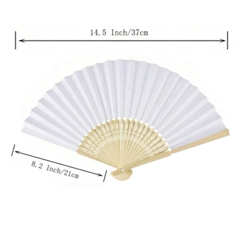 Χειροποίητος ανεμιστήρας από μεταξωτό ύφασμα, πλαίσιο από λωτό ξύλο, τεχνική θερμικής μεταφοράς, δυνατότητα προσαρμογής