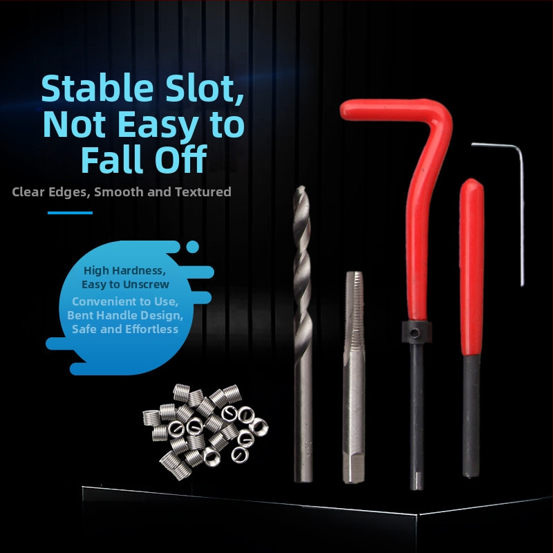 131 gab. instrumentu komplekts skrūvju paveduma labošanai no augstas ātrgaitas tērauda, kombinēts instrumentu komplekts