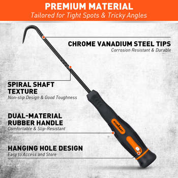 Sada háčikov na háčkovanie (12 ks, Model 86521, Materiál: Iné, Pre údržbu telekomunikácií)