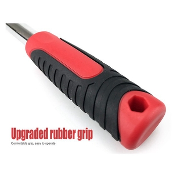 9-dielny set rúrkového kľúča s odnímateľnou otočnou hlavou a nastavovacím kľúčom — kovová konštrukcia