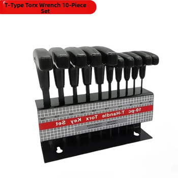 10-dielny set Torx T kľúčov a skrutkovačov – 45# oceľ | Povrchová úprava | NACHEE