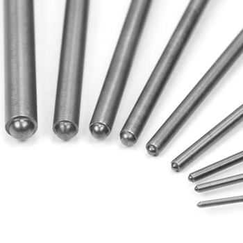 9-dielny set dierovačov pre opravu opaskov a zbraní (otvorovač opaskov, dutý dierovač, kladivo, dláto)