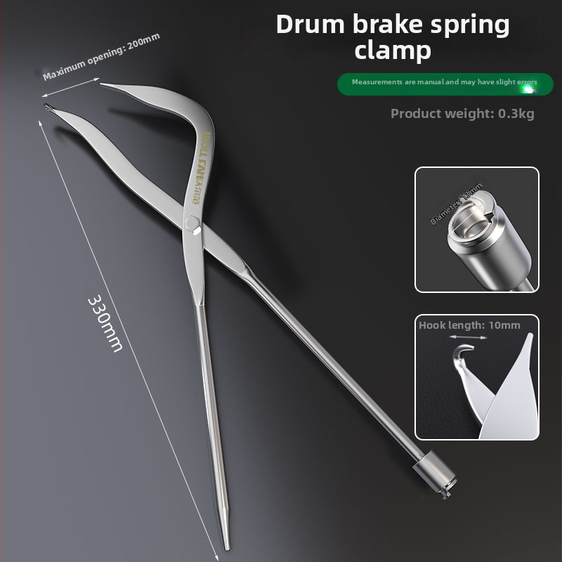 Pružinové kliešte na bubnové brzdy – demontážny nástroj pre nastavenie brzdových častí (Značka: Other; Materiál: Alloy steel; Rozsah použitia: Other)