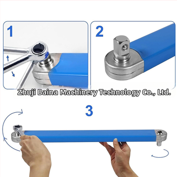 Viacúčelový predlžovací kľúč s adaptérom na ráčnu – ručný nástroj