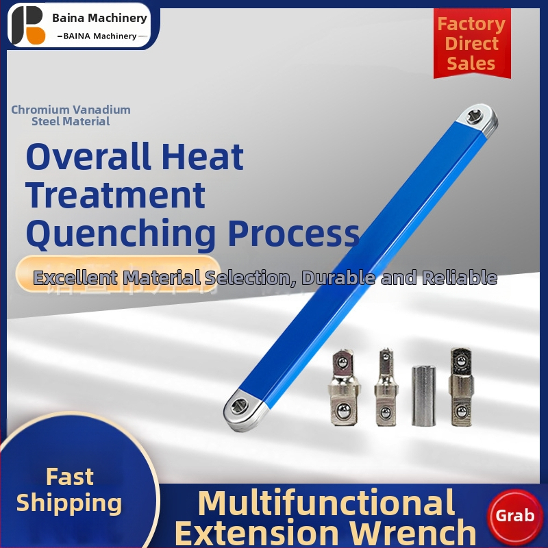 Viacúčelový predlžovací kľúč s adaptérom na ráčnu – ručný nástroj