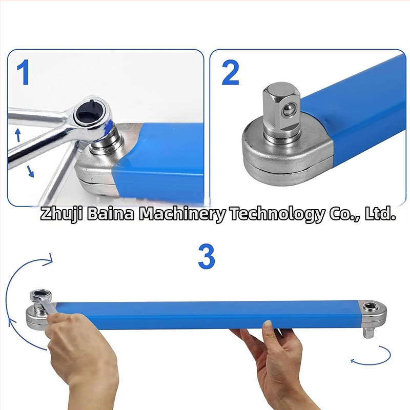Viacúčelový predlžovací kľúč s adaptérom na ráčnu – ručný nástroj