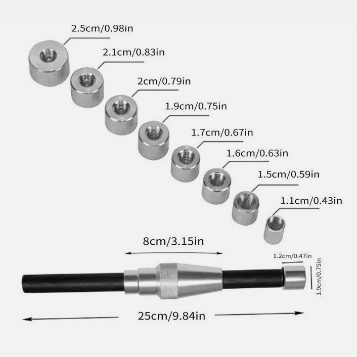 Bincaier 146.0054.10 Izolačná vložka, Tryska 145.0580, Vodivý držiak hubice 142.0158 – Oceľ, Určené pre opravy áut, Značka: Iné