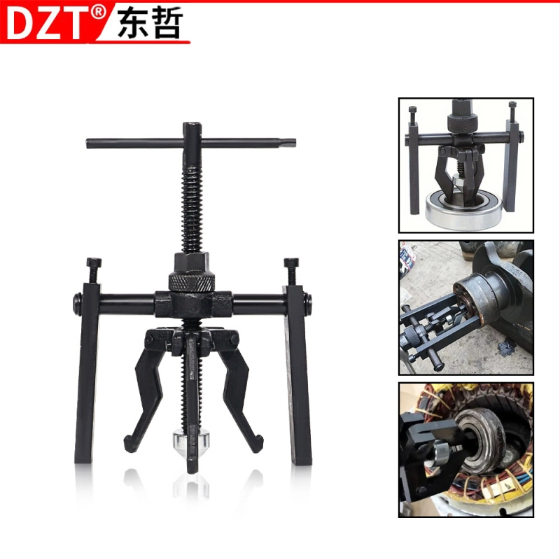 Trīs naglu vilcējs gultņu demontāžai – instruments tērauds, zīmols DZT, Hardware sērija