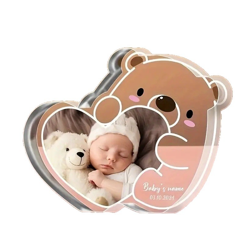 Ramă foto din acril 2D – imprimare de înaltă definiție, imprimare logo posibilă, suprafață de imprimare, producție cu mașină, stil chinezesc