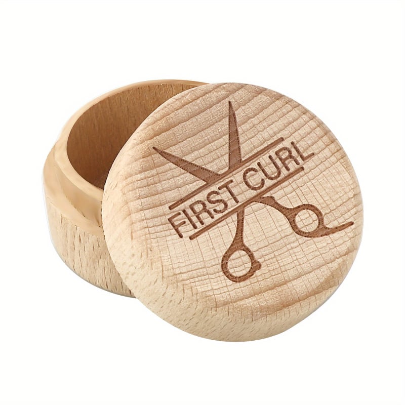 Drevená krabička na detské mléčne zuby – uchovávanie zubov a detských vlasov (Materiál: drevo; Vek: 4–6 rokov; Účel: uloženie zubov a vlasov dieťaťa)