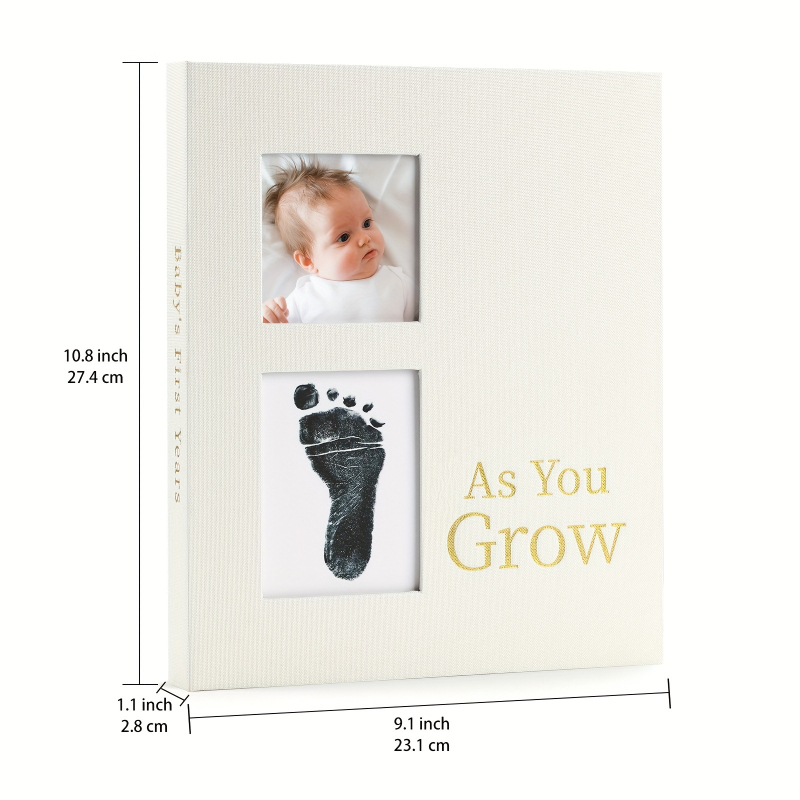 Fotoalbum odtlačkov rúk dieťaťa a domáceho maznáčika – DIY suvenír s textilným obalom, album s voľnými listami, 20/30/40 strán, tlač loga, vlastná úprava