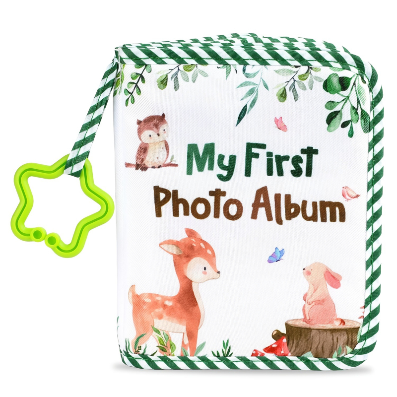 Fotoalbum pre dieťa s textilným obalom, voľné stránky (loose-leaf), možnosť loga, 20/30/40 strán