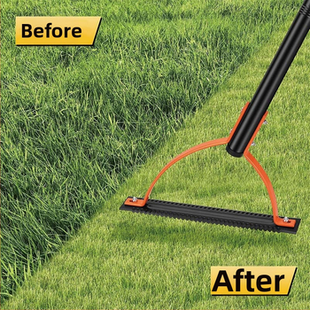 Isunpro Ručný kosič burín pre záhradu s drážkovanou dvojstrannou čepeľou