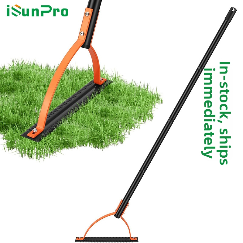 Isunpro Ručný kosič burín pre záhradu s drážkovanou dvojstrannou čepeľou