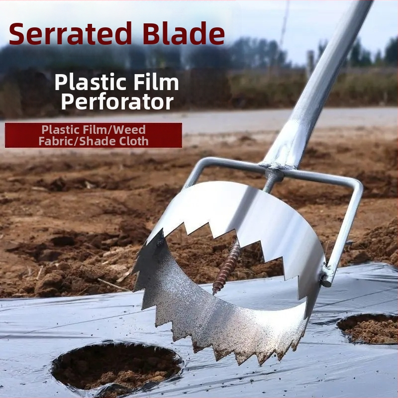 Zemes seguma plēves caurumu perforators — Sakura Fuji lauksaimniecības instruments stādīšanai