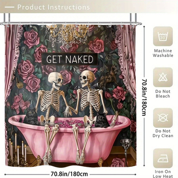 Kúpeľňový 4-dielny set s protišmykovou podložkou, polyesterový materiál, moderný minimalistický štýl, potlačený vzor, potlač loga