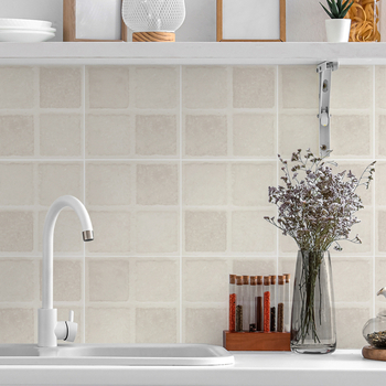 Αφίσα τοίχου με γεωμετρικό μοτίβο μωσαϊκού, PVC, αδιάβροχη, αυτοκόλλητο Peel-and-Stick, σετ 5+ τεμάχια