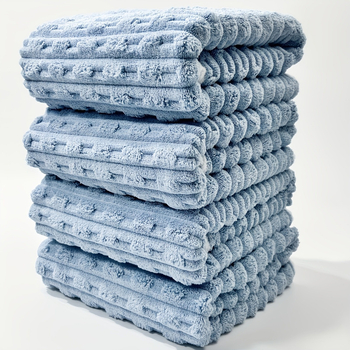 Флисови кърпи за баня – комплект от 4 бр., флорален модел, артикул jd601100623283880