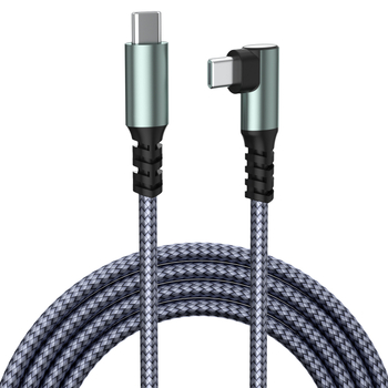 Καλώδιο φόρτισης Lightning και USB-C με δύο υποδοχές, PD γρήγορη φόρτιση, κράμα αλουμινίου, 100W