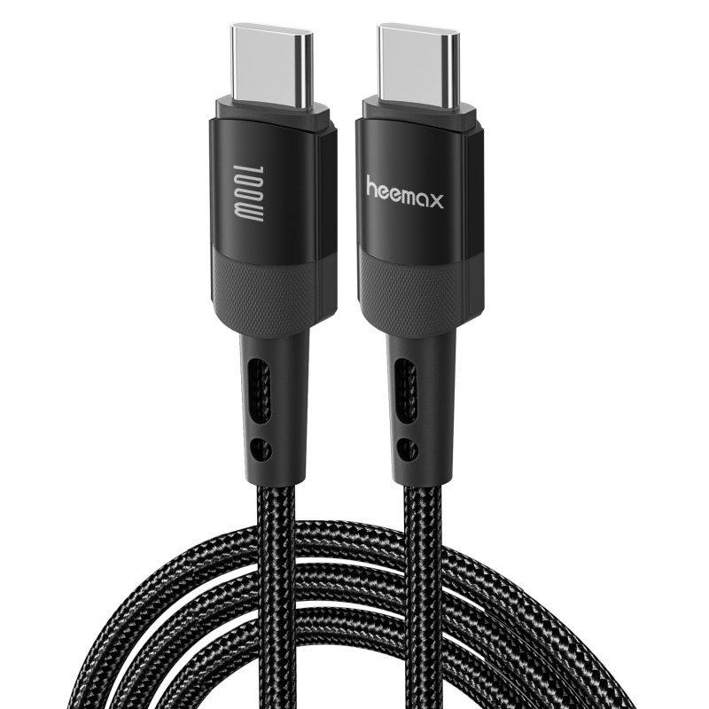 Καλώδιο δεδομένων Type-C με αλουμινένιο περίβλημα, ασφαλές γρήγορο φόρτιση, μονοκεφαλικός συνδετήρας