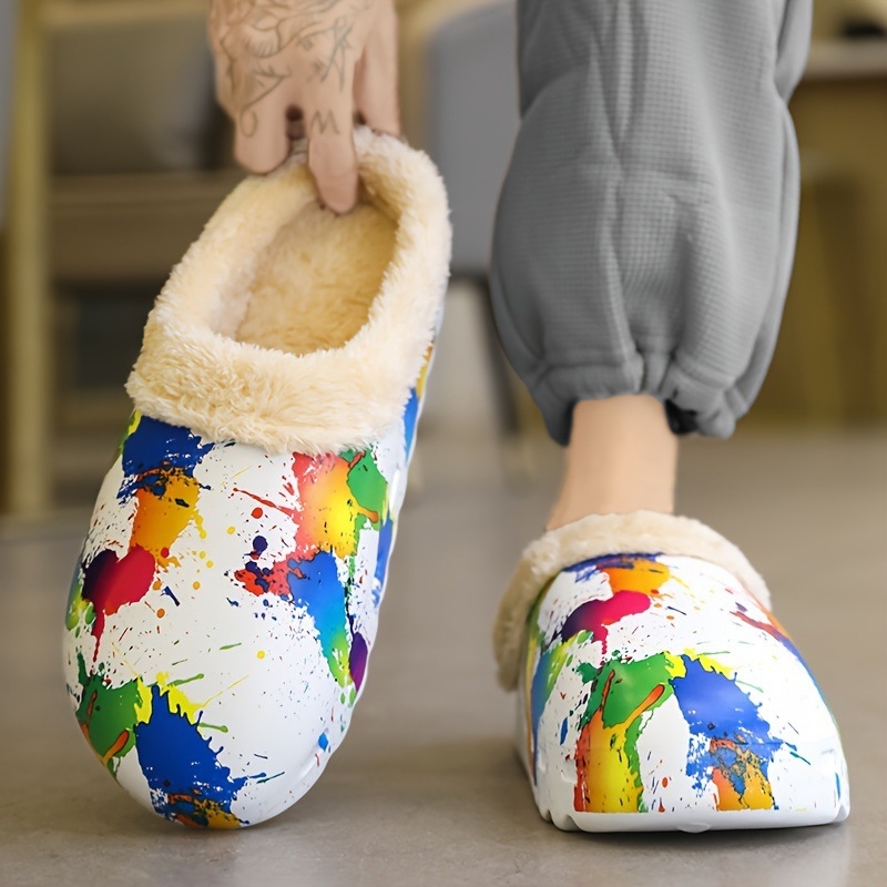 Pánske sandále, EVA vrchný materiál a EVA podrážka, Slip-On, casual štýl, zimné prevedenie