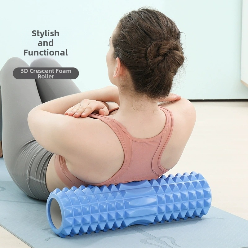 Jóga palica z EVA pre uvoľnenie svalov, dutý dizajn v tvare polmesiaca, masážny valec