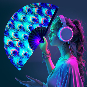 Sklopný bambusový fanúšik, čínskeho štýlu, 13 kostier, na zábavu