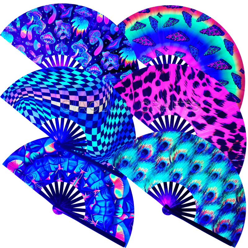 Sklopný bambusový fanúšik, čínskeho štýlu, 13 kostier, na zábavu