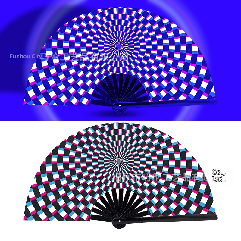 Sklopný bambusový fanúšik, čínskeho štýlu, 13 kostier, na zábavu