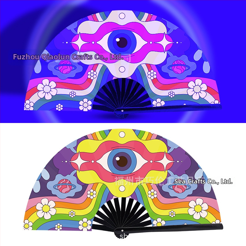 Sklopný bambusový fanúšik, čínskeho štýlu, 13 kostier, na zábavu