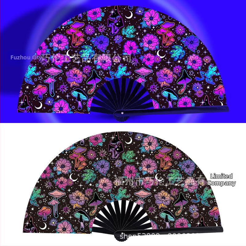 Sklopný bambusový fanúšik, čínskeho štýlu, 13 kostier, na zábavu