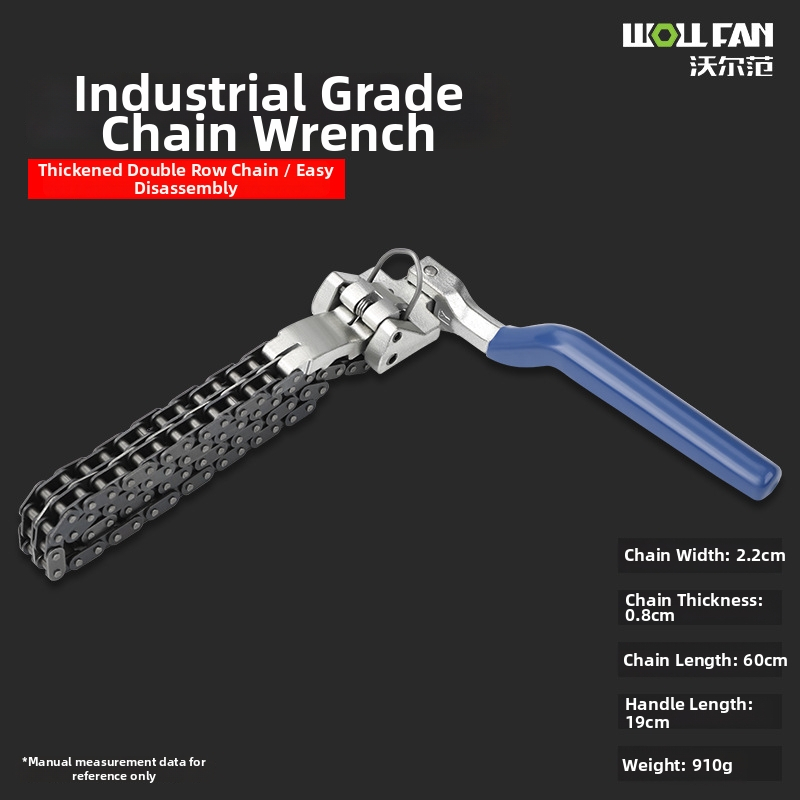 Reťazový kľúč a olejový filter kľúč – nástroj na demontáž filtra – uhlíková oceľ, Značka Other, Hmotnosť Other