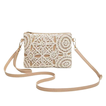 PU anyagú crossbody táska, boríték-stílus, cipzáras zárás, belső telefontartó zseb, egy pánttal, mindennapi használatra
