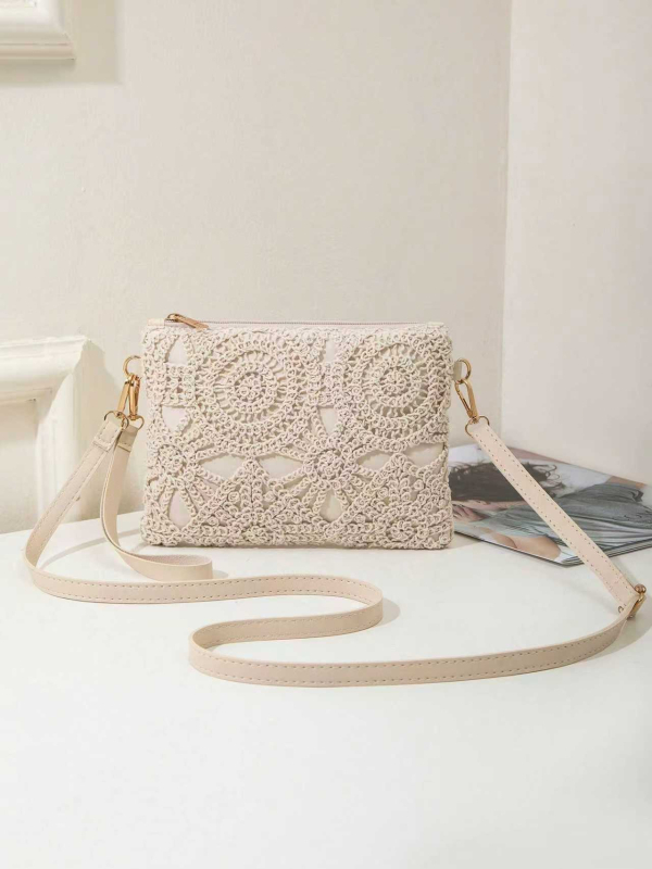 PU anyagú crossbody táska, boríték-stílus, cipzáras zárás, belső telefontartó zseb, egy pánttal, mindennapi használatra