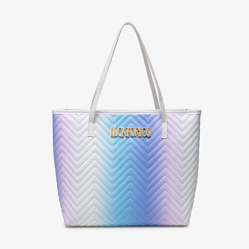 Táska Tote városi stílusban – PU anyag, poliészter bélés, zipzár, vízszintes négyzet alak, laptop zseb