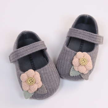 Детски обувки за прохождане, горна част изкуствена кожа, подметка от пяна, лепенка с велкро, дишащи и против хлъзгане, принцес стил с цветни акценти