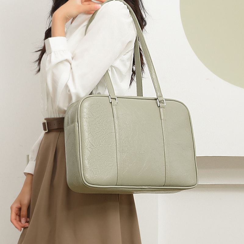 Τσάντα για λάπτοπ από PU δέρμα, unisex, ανθεκτική στους κραδασμούς και αδιάβροχη, μεγάλη χωρητικότητα, επένδυση πολυεστέρα