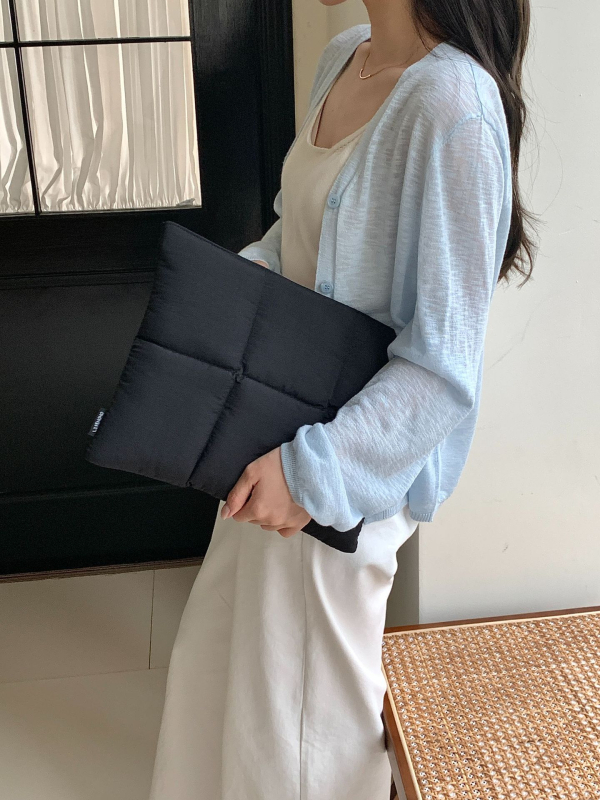 LIFEHOHO θήκη λάπτοπ συμβατή με MacBook, εξωτερικό νάιλον και επένδυση πολυεστέρα, αντικραδασμική αποθήκευση, μοντέλο YT11 (χειμερινή έκδοση 2023), unisex