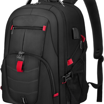 Unisex batoh na notebook pre obchodné cestovanie, objem 36-55 L, Oxford textílie, nylonová podšívka, popruhy s vzduchovým vankúšom, dizajn znižujúci zaťaženie