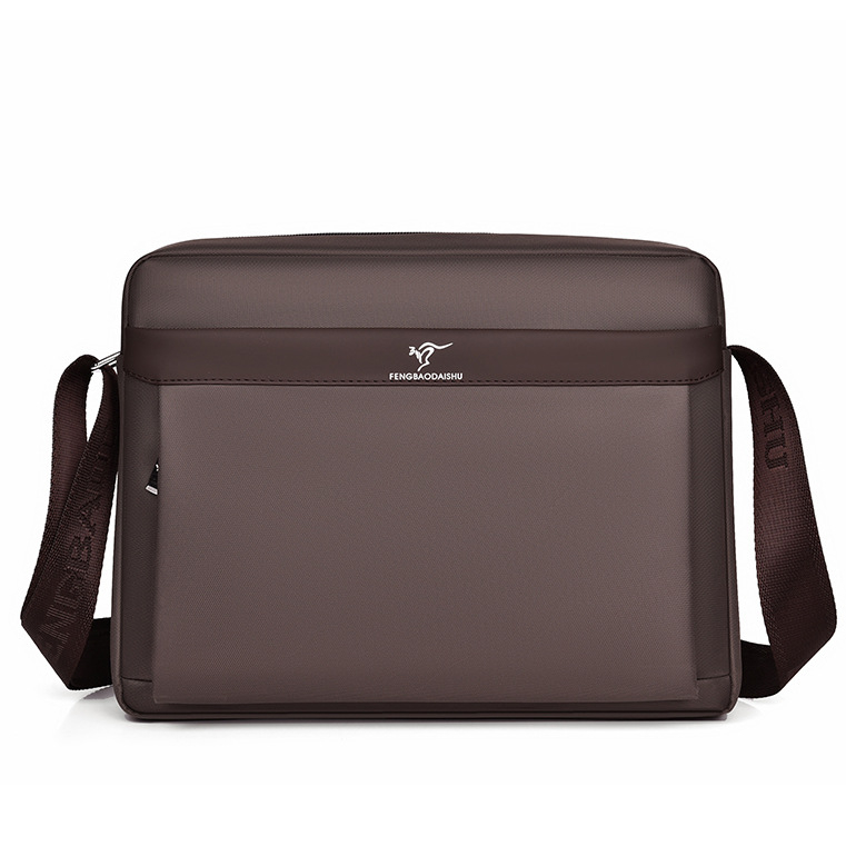 Férfi válltáska üzleti utazásokhoz, nagy kapacitású, Oxford anyag, poliészter bélés, vízálló