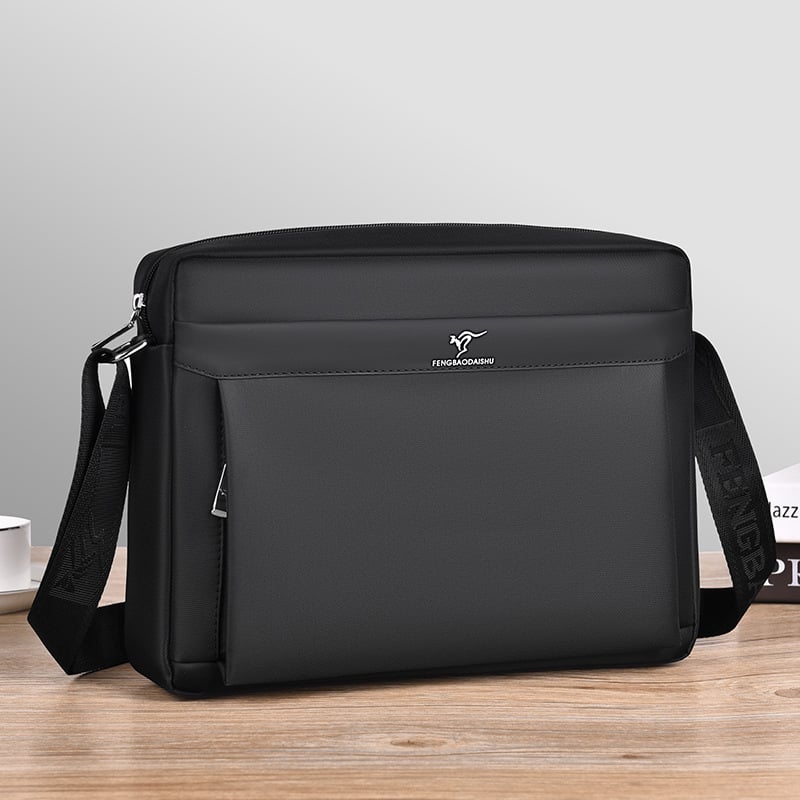 Férfi válltáska üzleti utazásokhoz, nagy kapacitású, Oxford anyag, poliészter bélés, vízálló