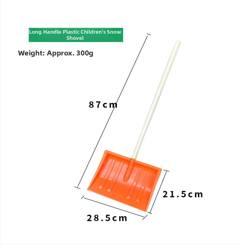 Plastová snehová lopata pre deti — vonkajší odstraňovač snehu s možnosťou prispôsobenia