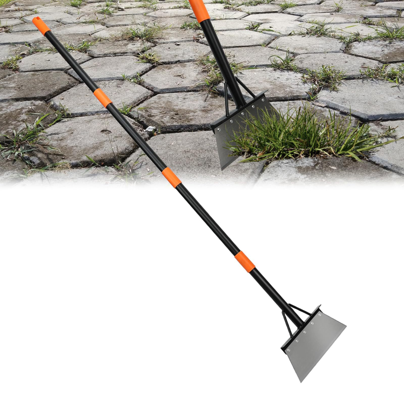 Záhradná motyka na burinu, viacúčelová motyka – Model 13, na odstraňovanie buriny, snehu a škrabanie stien