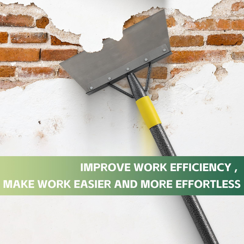 Záhradná motyka na burinu, viacúčelová motyka – Model 13, na odstraňovanie buriny, snehu a škrabanie stien