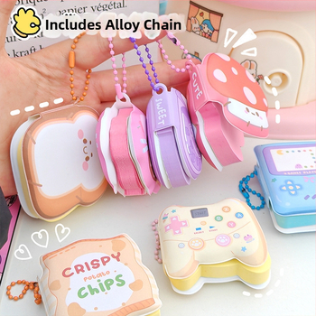 Karikatūras stila lipīgo piezīmju grāmatiņa stresa mazināšanai ar īpašiem formu motīviem skolēniem